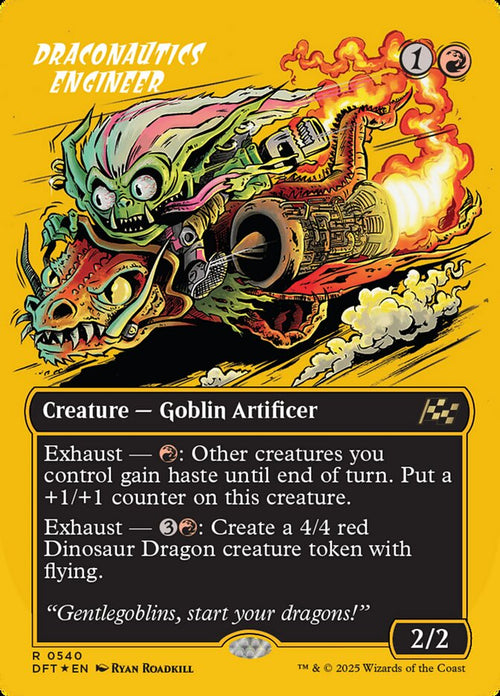 [Foil] DFT 540 Draconautics Engineer (0540 - Borderless First-Place Foil) R