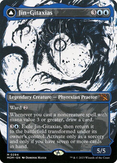 [Foil] MOM 294 Jin-Gitaxias (0294 - Borderless Showcase) M