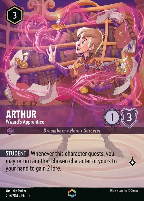 207/204·EN·2 Arthur - Wizard's Apprentice E