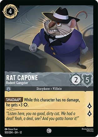183/204·EN·12 Rat Capone - Rodent Gangster C