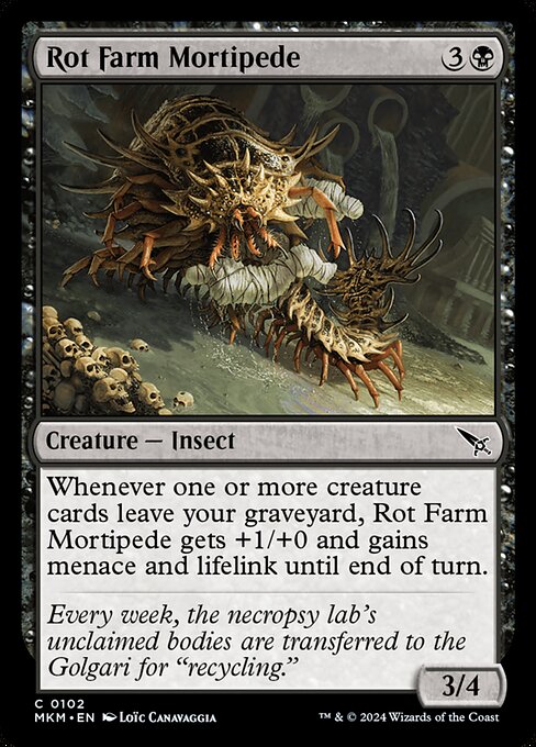 [Foil] MKM 102 Rot Farm Mortipede C