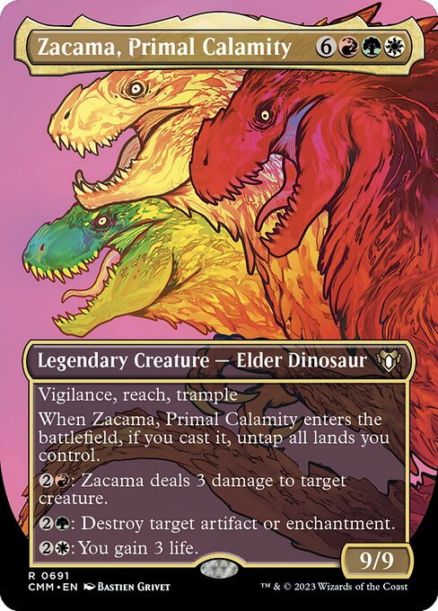 CMM 691 Zacama, Primal Calamity (Borderless) R