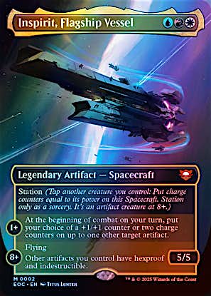 [Foil] EOC 002 Inspirit, Flagship Vessel (0002 - Borderless) M