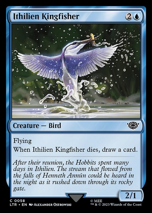 [Foil] LTR 058 Ithilien Kingfisher C