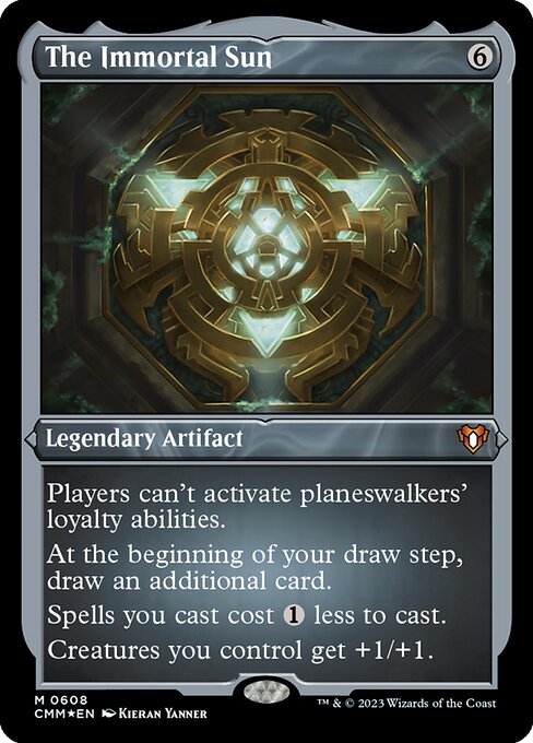 [Foil Etched] CMM 608 The Immortal Sun (Foil Etched) M