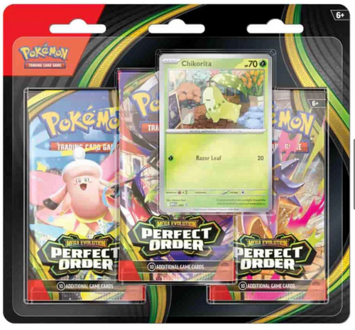 Pokémon TCG: Mega Evolution Perfect Order 3-Booster Blister (English)