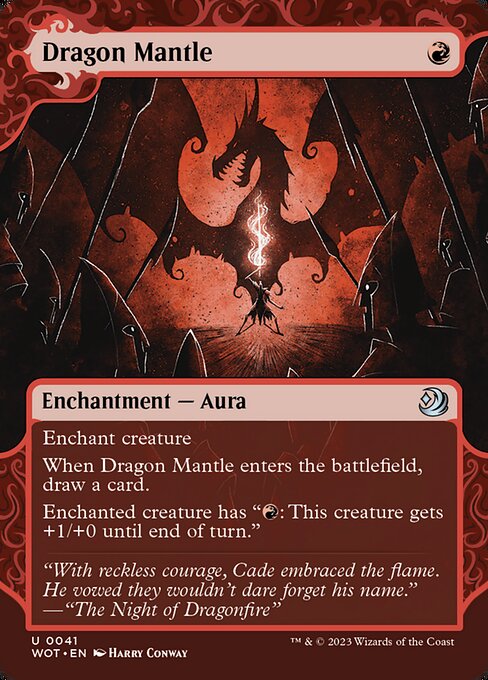 [Foil] WOT 041 Dragon Mantle (0041) U