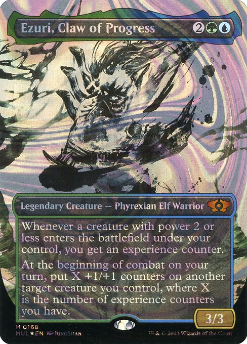 [Foil] MUL 168 Ezuri, Claw of Progress (0168 - Halo Foil) M