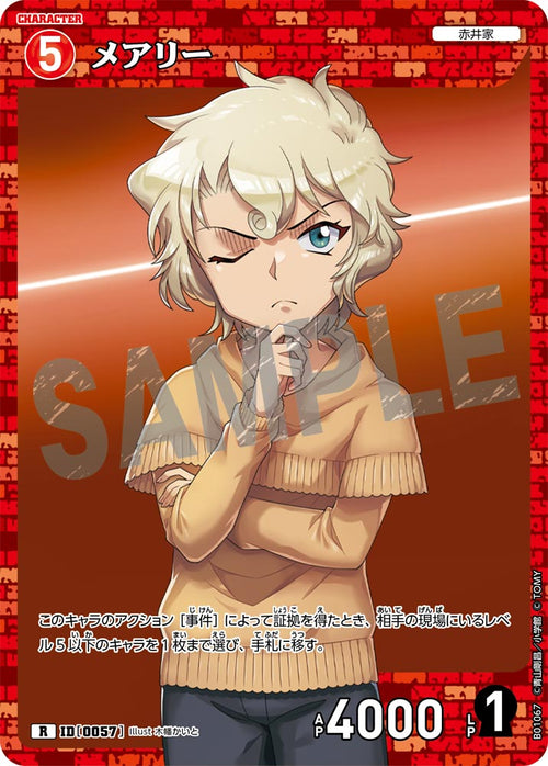 B01067 メアリー R [ID:0057]