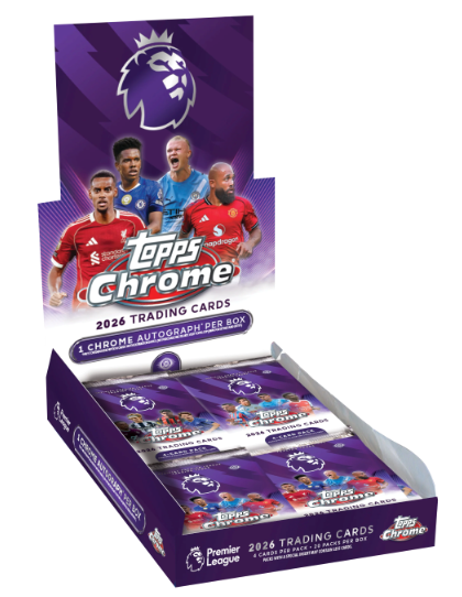 2026 Topps Chrome Premier League(EPL) - Hobby Box