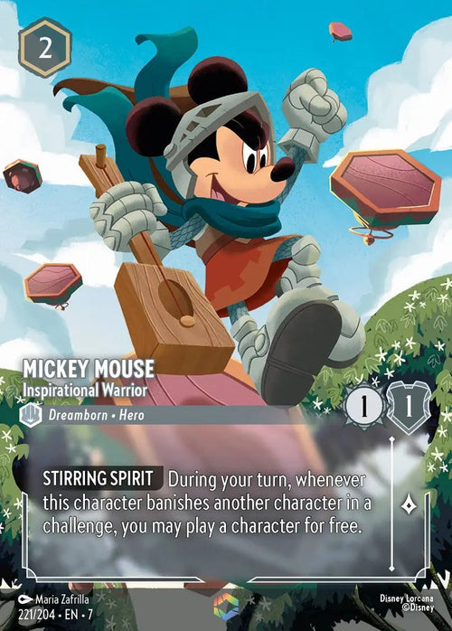 221/204·EN·7 Mickey Mouse - Inspirational Warrior E