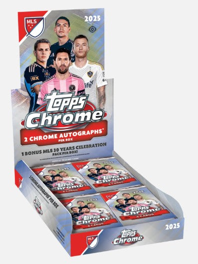 2025 Topps Chrome MLS -Hobby Box