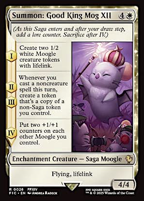 FIC 026 Summon: Good King Mog XII R