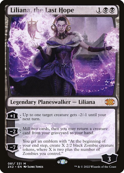[Foil] 2X2 081 Liliana, the Last Hope M