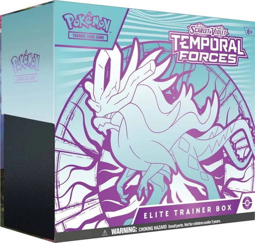 Pokemon TCG American version of Scarlet &amp; Violet SV5 "Temporal Forces" Elite Trainer Box - 波波水-Walking Wake