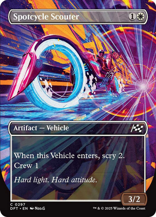 [Foil] DFT 297 Spotcycle Scouter (0297 - Borderless) C