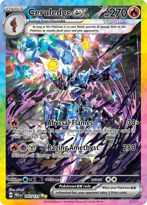 PRE 147/131 Ceruledge ex SIR