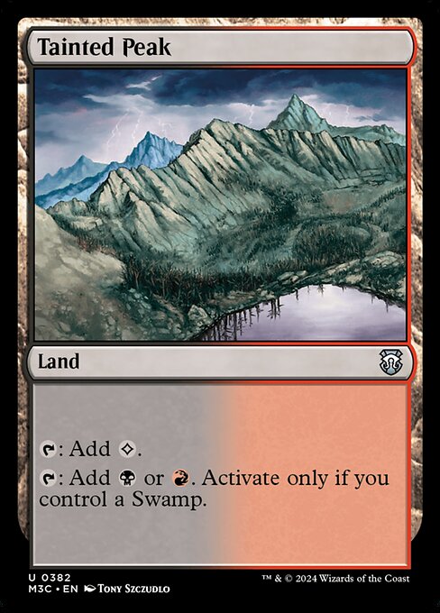 [Foil] M3C 382 Tainted Peak (Ripple Foil) U