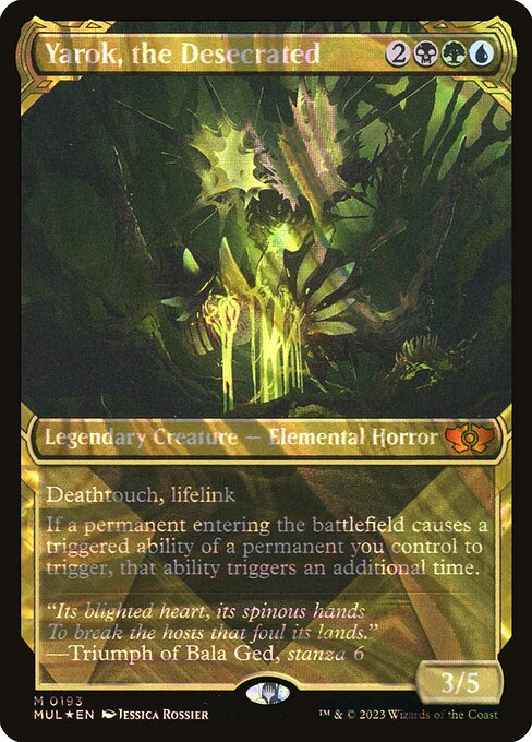 [Foil] MUL 193 Yarok, the Desecrated (0193 - Halo Foil) M