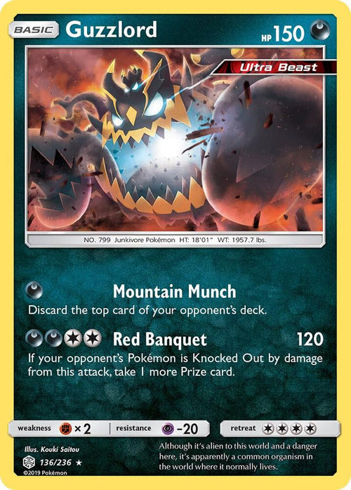 [Reverse Holo] SM12 136/236 Guzzlord RH