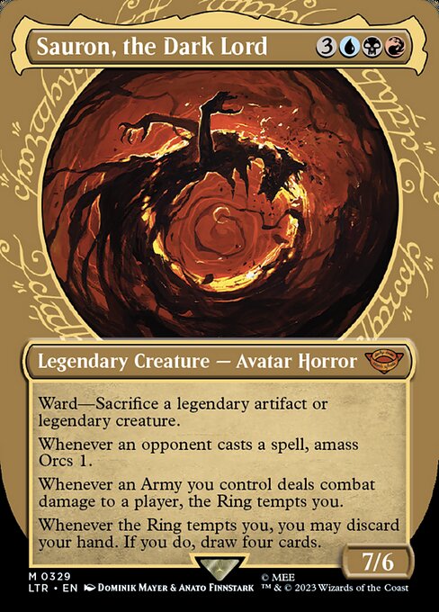 [Foil] LTR 329 Sauron, the Dark Lord (Showcase) M