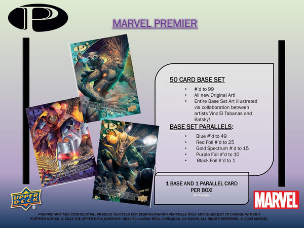2023 Upper Deck Marvel Premier Trading Cards Hobby Box - 皇巢卡店 Beehive Trading Card Shop