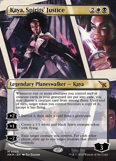 MKM 335 Kaya, Spirits' Justice (Borderless) M