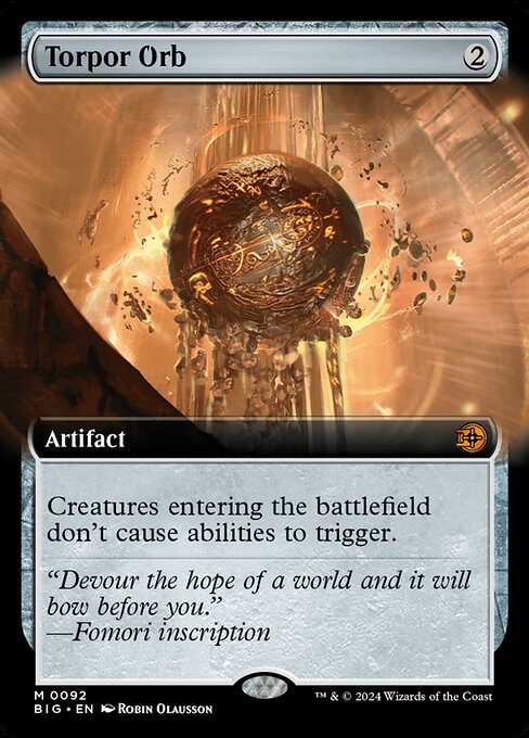 BIG 092 Torpor Orb (0092 - Extended Art) M