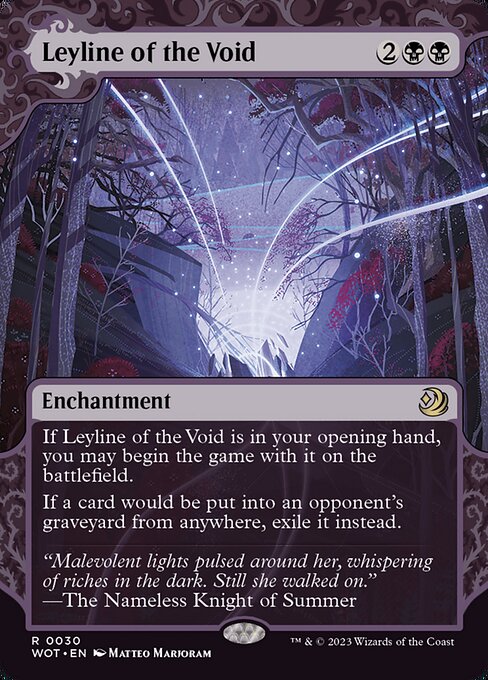 [Foil] WOT 030 Leyline of the Void (0030) R