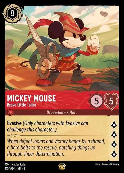 115/204·EN·1 Mickey Mouse - Brave Little Tailor L
