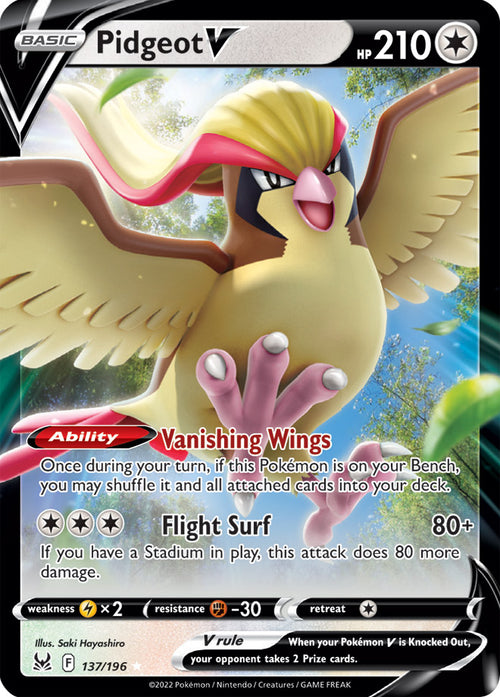 SS11 137/196 PidgeotV UR
