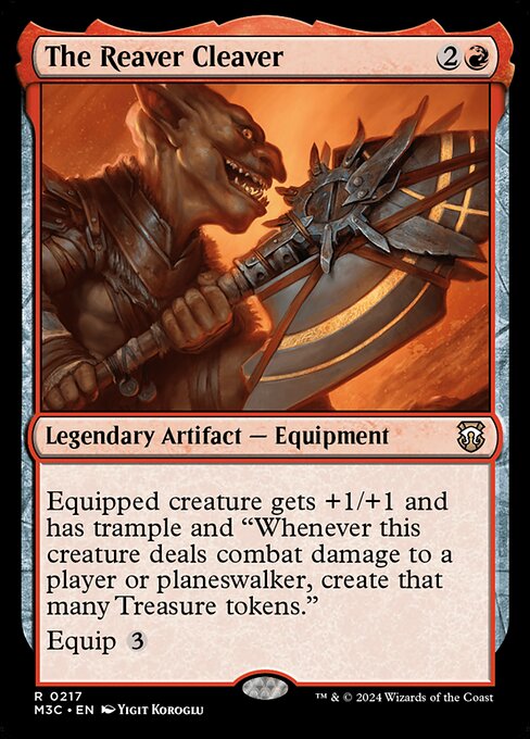 [Foil] M3C 217 The Reaver Cleaver (Ripple Foil) R