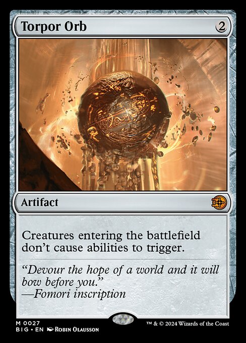 BIG 027 Torpor Orb M