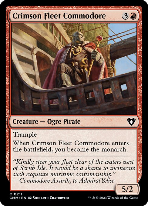 CMM 211 Crimson Fleet Commodore C