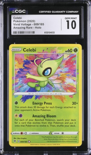 [CGC 10] 2020 POKEMON ENGLISH CELEBI #009