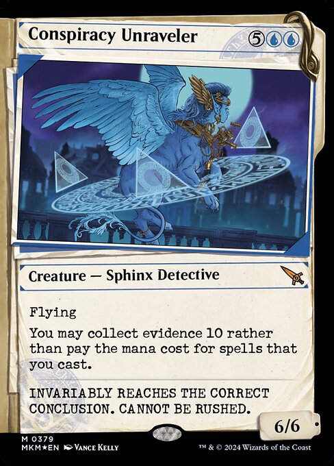[Foil] MKM 379 Conspiracy Unraveler (0379 - Invisible Ink Dossier) M
