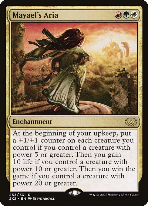[Foil] 2X2 253 Mayael's Aria R