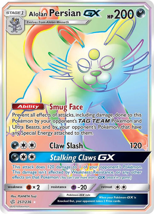 SM12 257/236 Alolan Persian GX RS