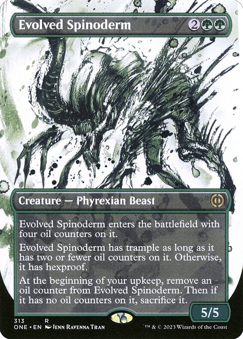 [Foil] ONE 313 Evolved Spinoderm (313 - Borderless Ichor) R