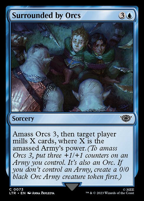 [Foil] LTR 073 Surrounded by Orcs C