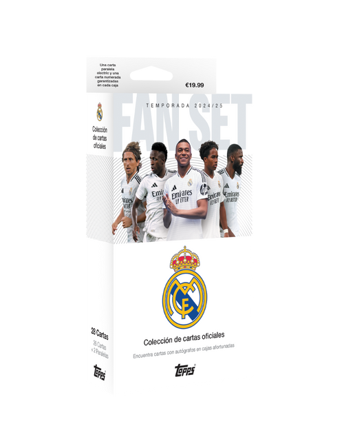 2024-25 Topps Real Madrid Fan Set Box
