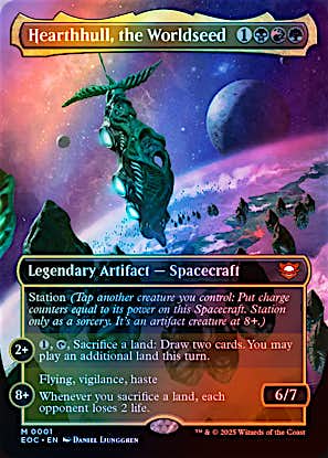 [Foil] EOC 001 Hearthhull, the Worldseed (0001 - Borderless) M