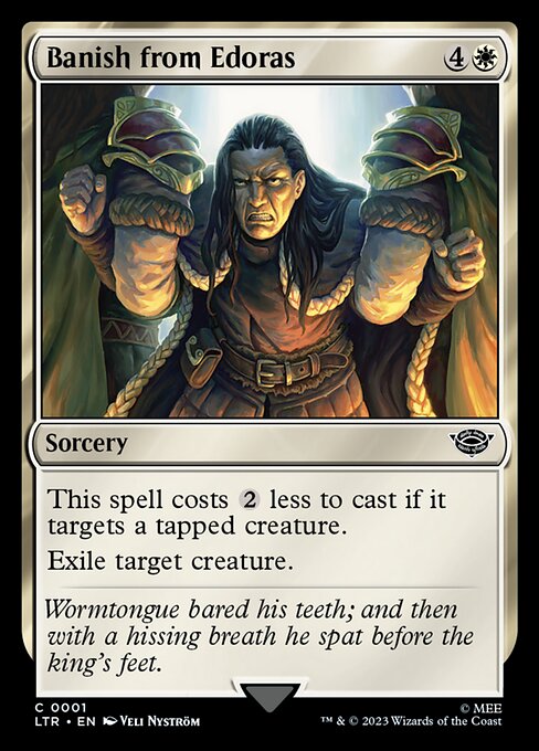 [Foil] LTR 001 Banish from Edoras C