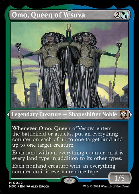 [Foil Etched] M3C 022 Omo, Queen of Vesuva (0022 - Foil Etched) M