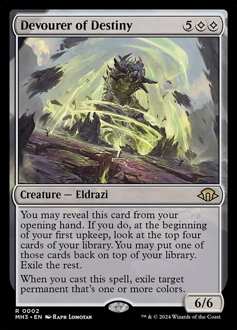 [Foil] MH3 002 Devourer of Destiny R