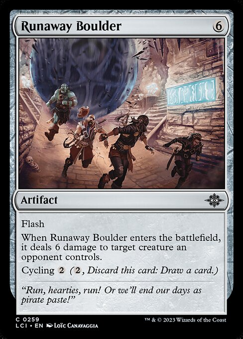 [Foil] LCI 259 Runaway Boulder C