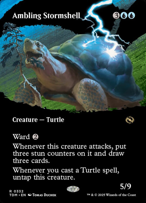 [Foil] TDM 332 Ambling Stormshell (0332 - Borderless) R