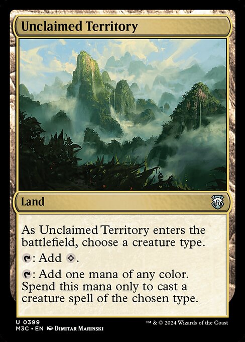 [Foil] M3C 399 Unclaimed Territory (Ripple Foil) U