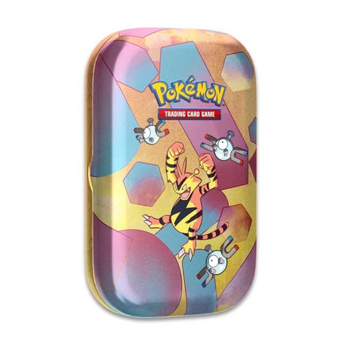 Pokemon TCG US version Scarlet &amp; Violet SV3.5 "Pokemon 151" Mini Tin - Electabuzz &amp; Magnemite