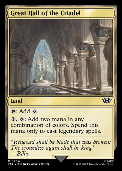 LTR 254 Great Hall of the Citadel C
